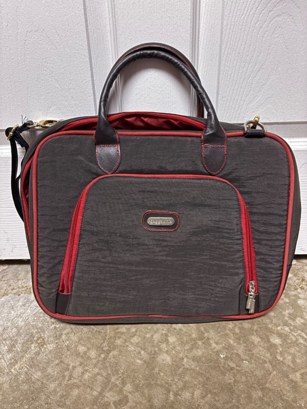 Baggallini Red and Gray Briefcase/Laptop Case